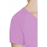 Haut col V Touch lilas